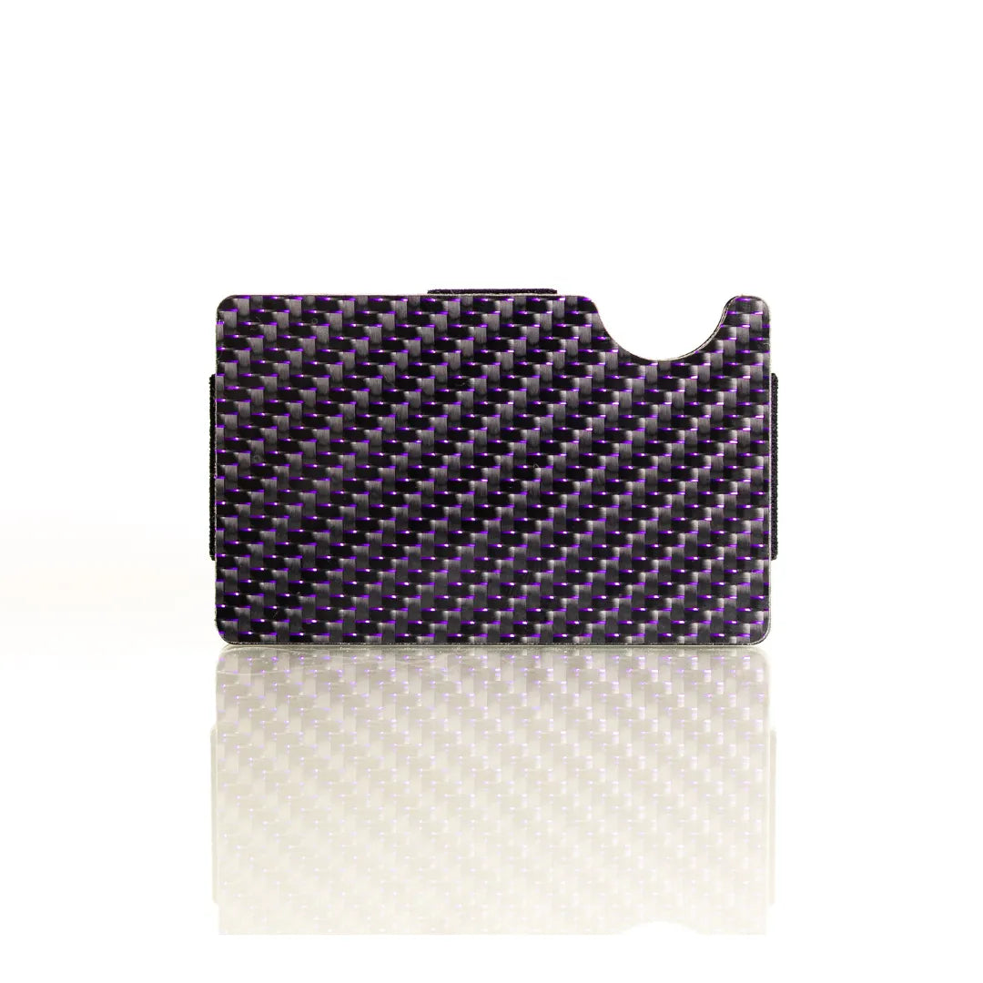 Fibre Wallet carbon fiber card wallet made from premium carbon fiber with a reflective woven pattern, slim design, and durable finish.